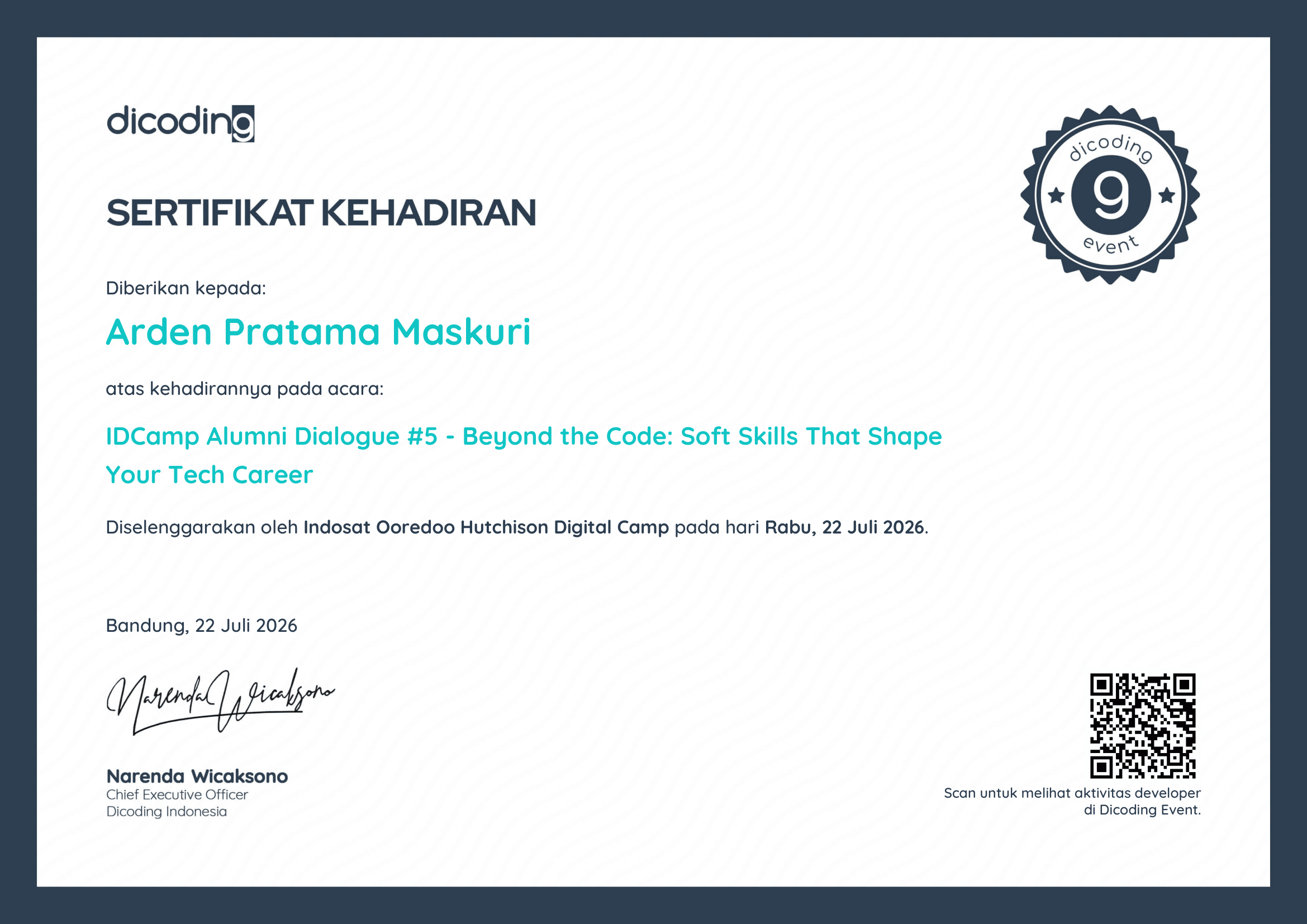 IDCamp Alumni Dialogue #5 - Beyond the Code: Soft Skills That Shape Your Tech Career